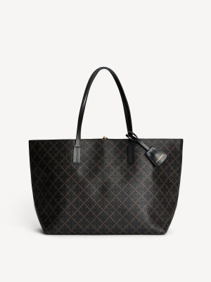 By Malene Birger Abigail Printed Tote Laukut Tumman | FI_BB61197