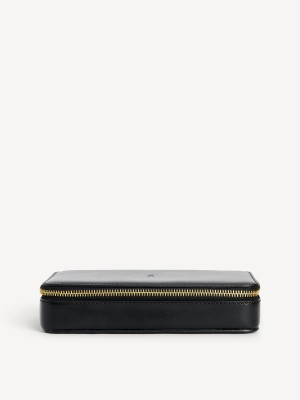 By Malene Birger Aya Cher Leather Jewellery Case Kauneus Laukut Mustat | FI_BB86202