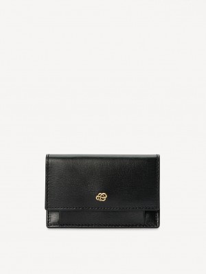 By Malene Birger Aya Leather Wallet Lompakot & Kortinhaltijat Mustat | FI_BB71961