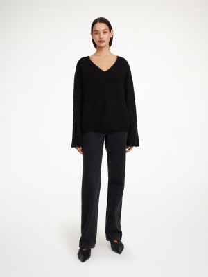 By Malene Birger Cimone Sweater Neuleet Mustat | FI_BB48074