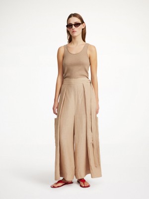 By Malene Birger Darlane Wide-leg Suorat Housut Nomad | FI_BB61863