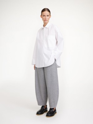 By Malene Birger Derris Organic Cotton Paidat Valkoinen | FI_BB62300