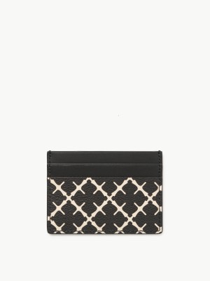 By Malene Birger Elia Printed Cardholder Lompakot & Kortinhaltijat Mustat | FI_BB17251