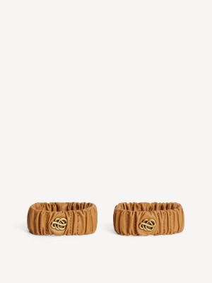 By Malene Birger Evelo Leather Wrist Bands Muut Tarvikkeet Raw Sugar | FI_BB99409