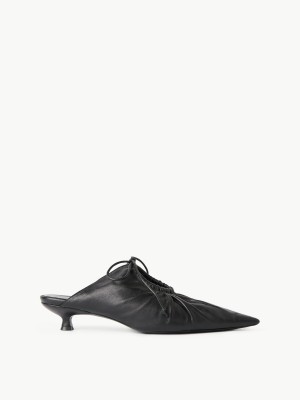 By Malene Birger Masey Leather Mules Kengät Mustat | FI_BB76570