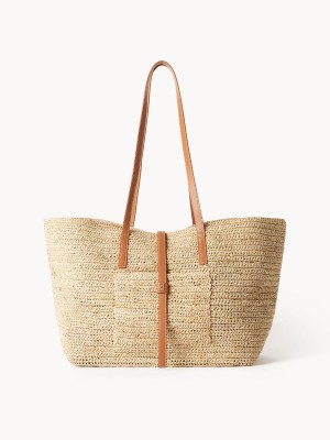 By Malene Birger Palla Straw Tote Laukut Vaalean | FI_BB83675