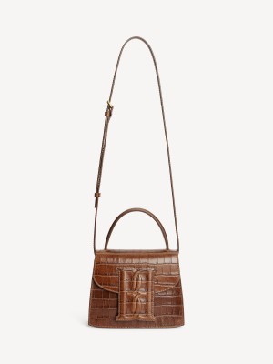 By Malene Birger Ramil Leather Shoulder Laukut Bison | FI_BB67153