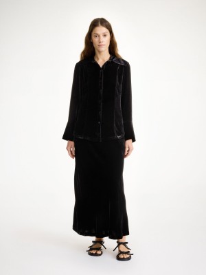 By Malene Birger Rosiannas Velvet Paidat Mustat | FI_BB50435