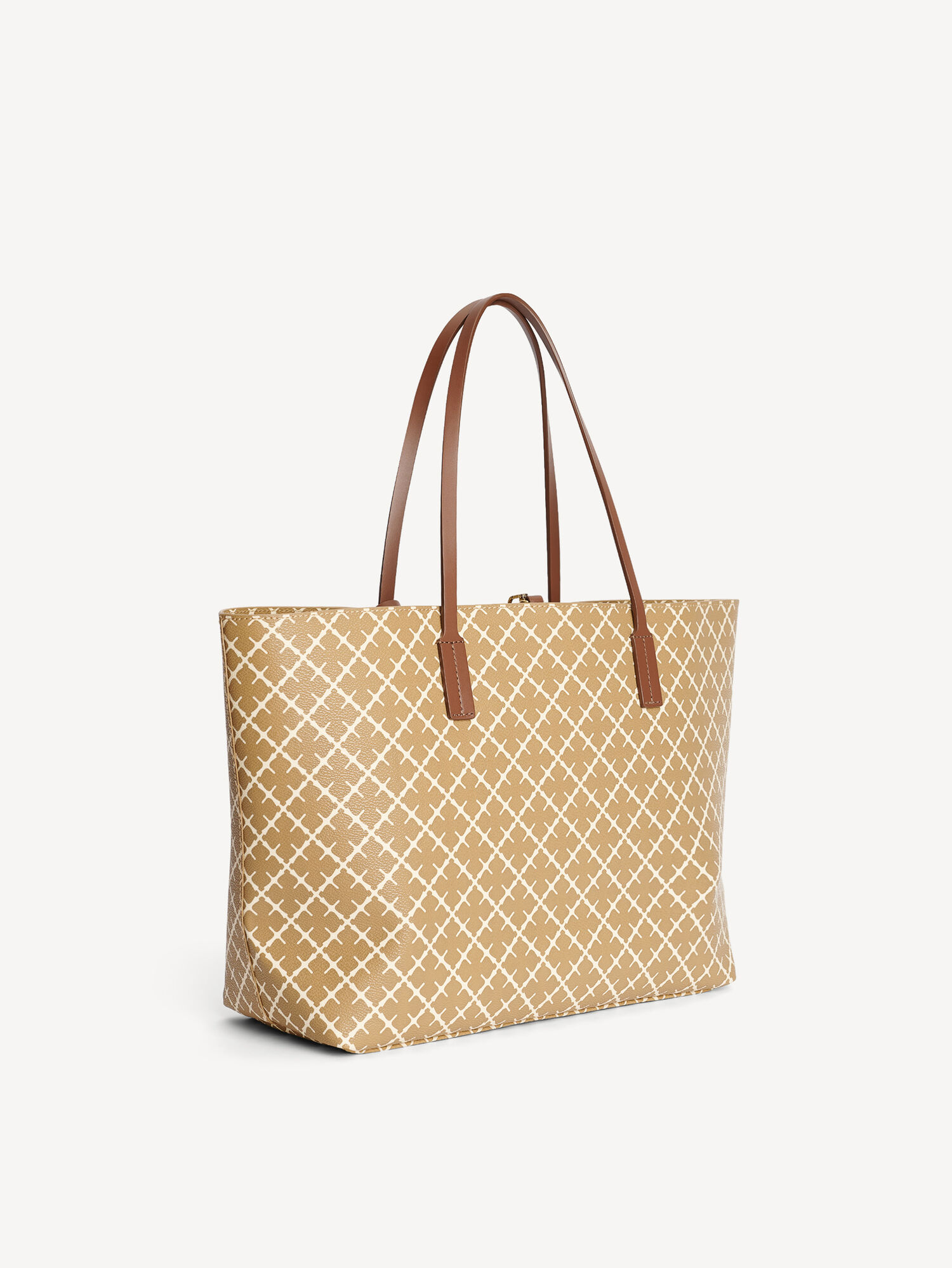 By Malene Birger Abigail Printed Tote Laukut Beige | FI_BB34352