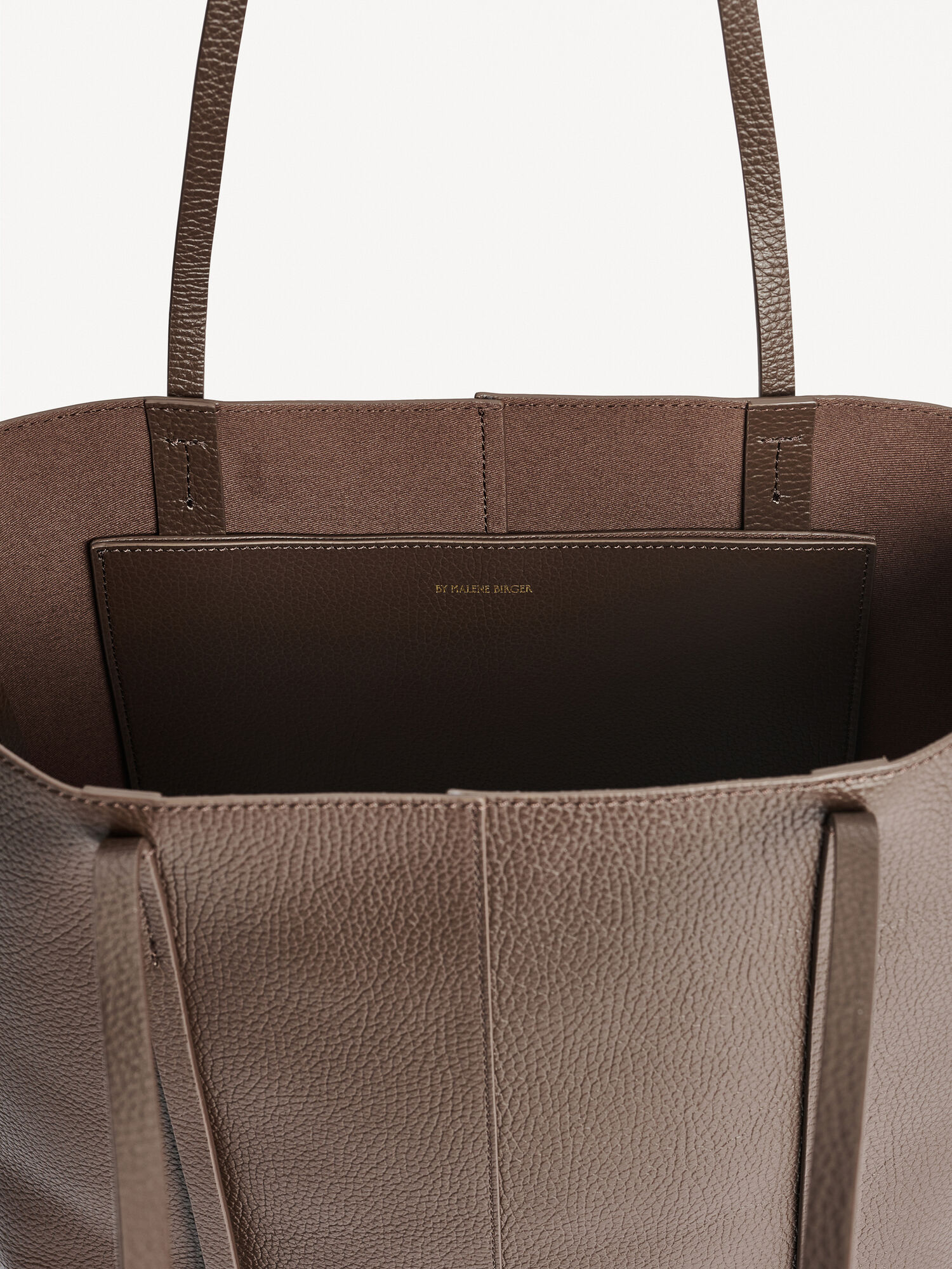 By Malene Birger Abilso Leather Tote Laukut Kahvi | FI_BB99330