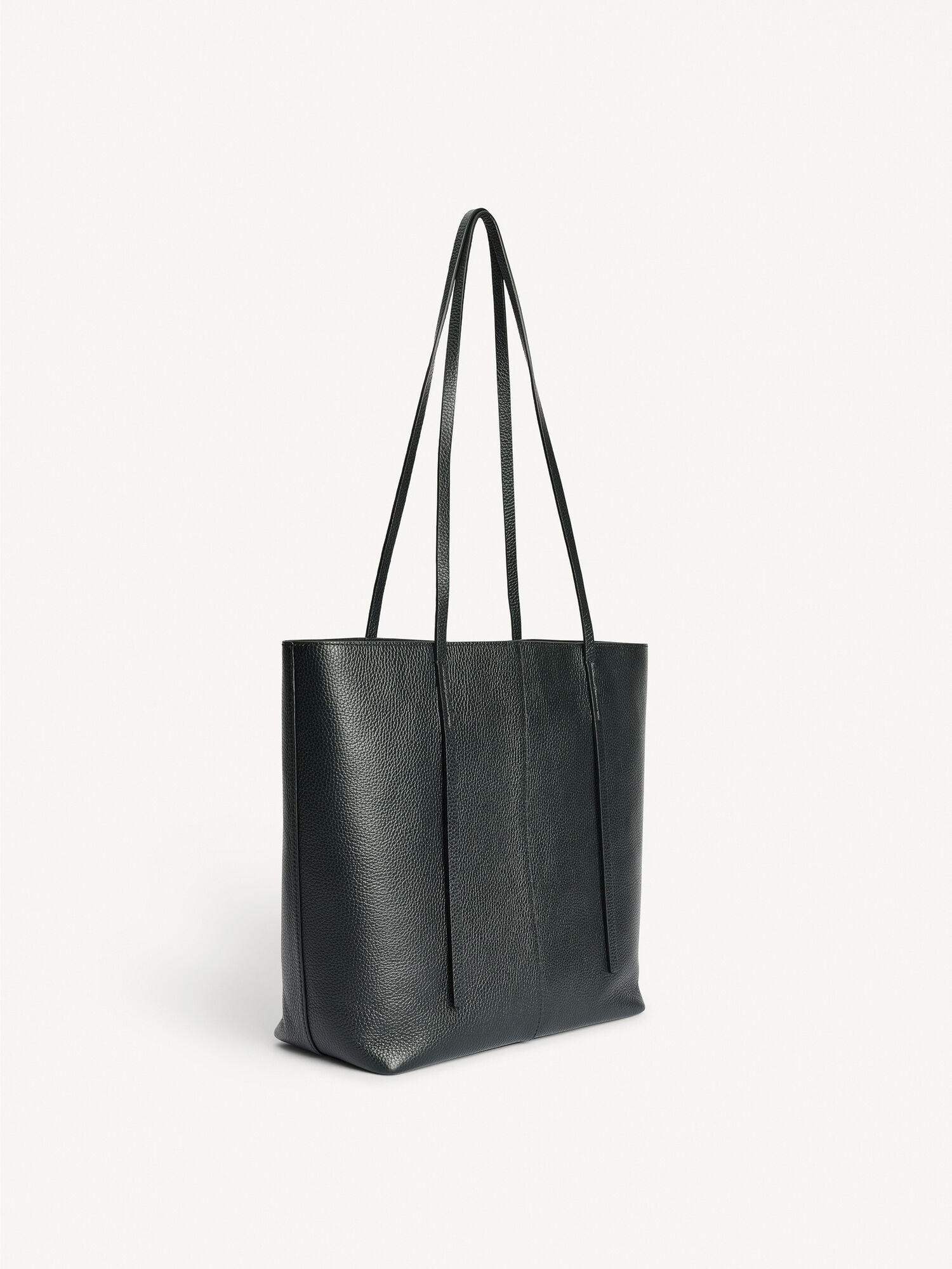 By Malene Birger Abilso Leather Tote Laukut Mustat | FI_BB24347