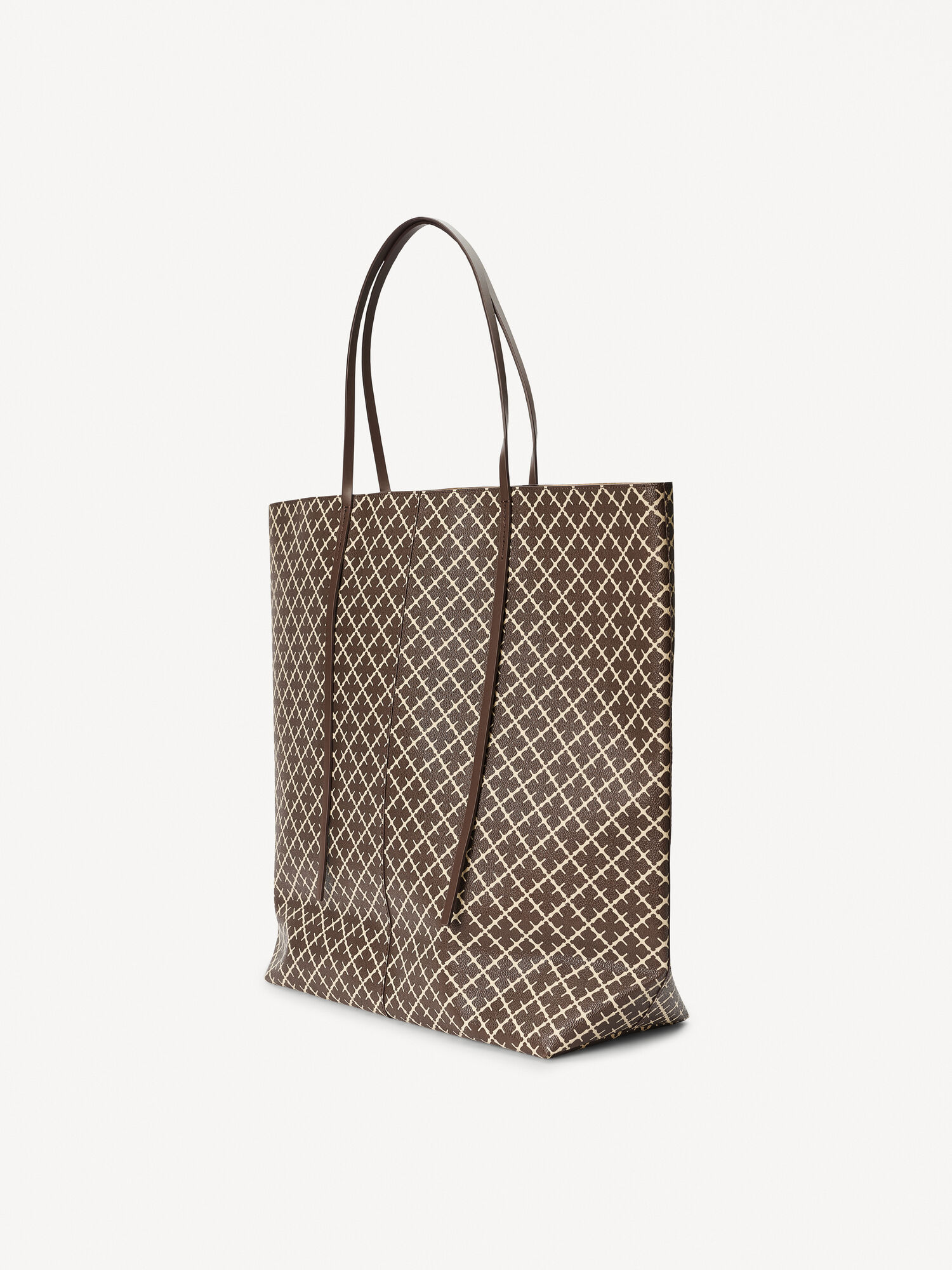 By Malene Birger Abrille Printed Tote Laukut Ruskea | FI_BB24171