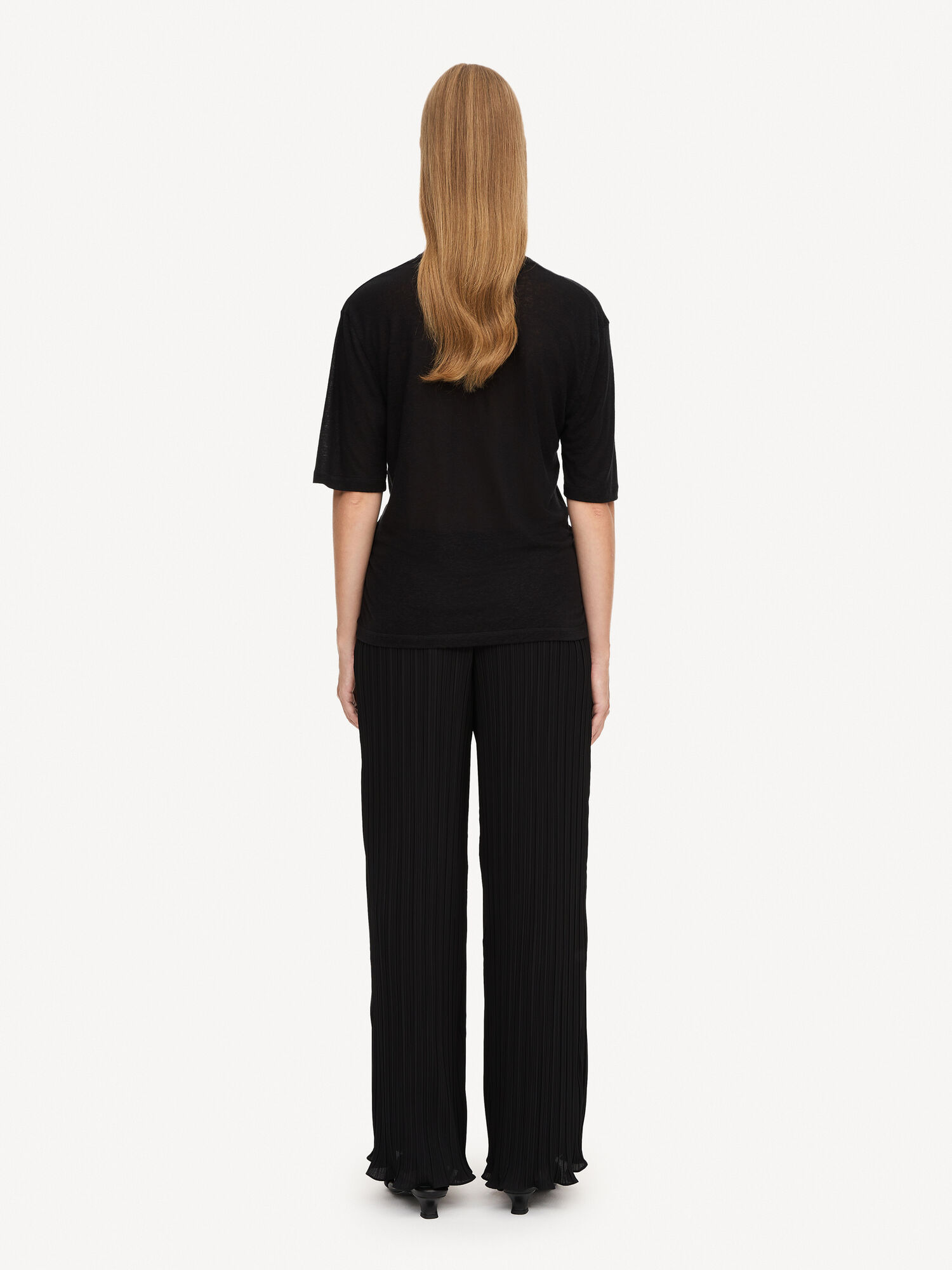 By Malene Birger Amaringa T-shirt Topit Mustat | FI_BB52007