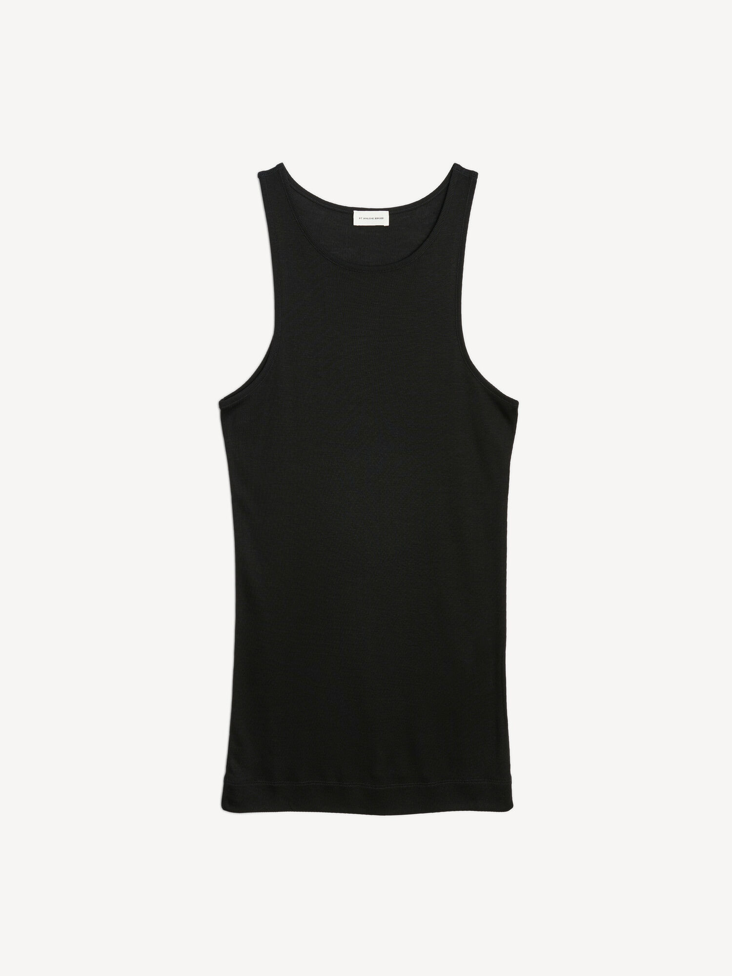 By Malene Birger Amiee Organic Cotton Tank Topit Mustat | FI_BB24897