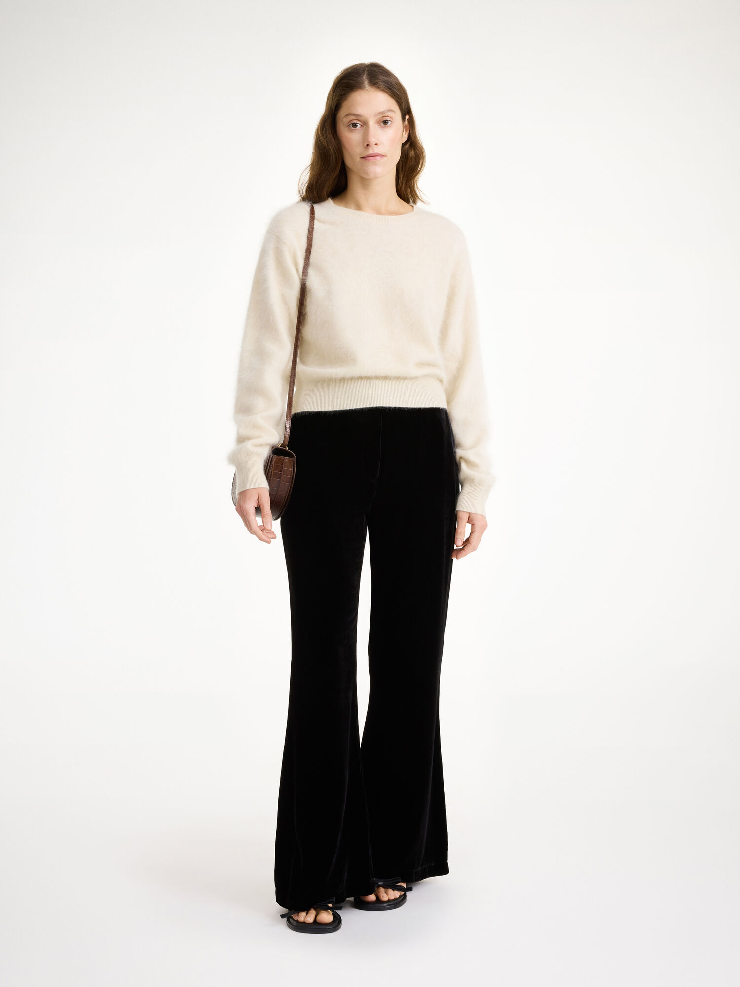 By Malene Birger Amores High-waisted Suorat Housut Mustat | FI_BB13142