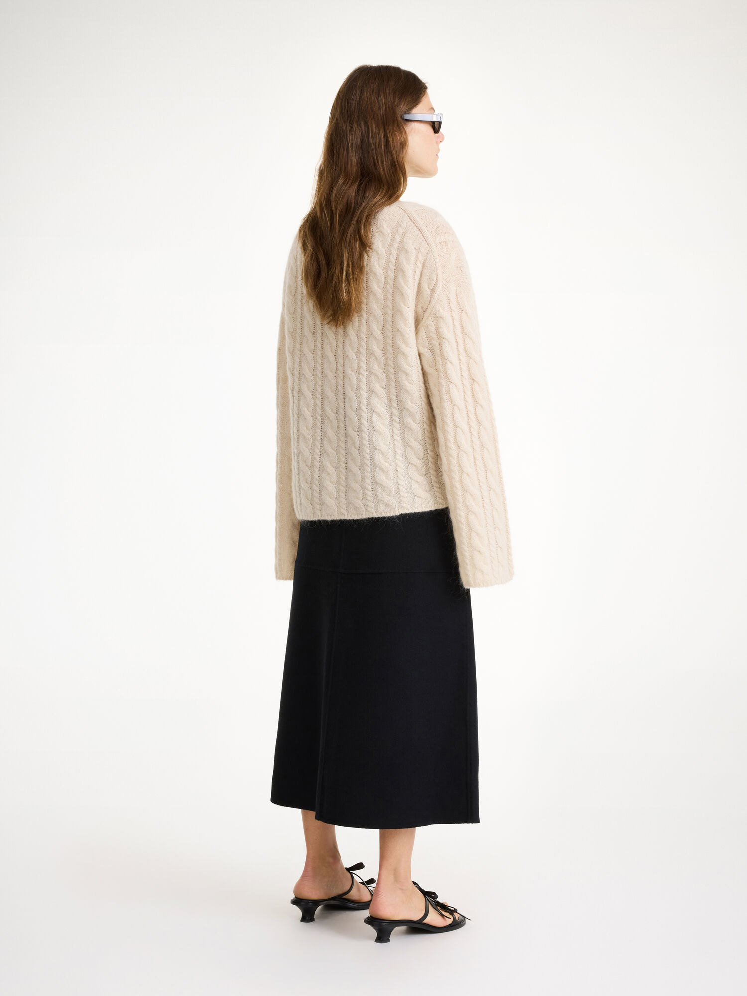 By Malene Birger Angello Wool Midi Hameet Mustat | FI_BB38275