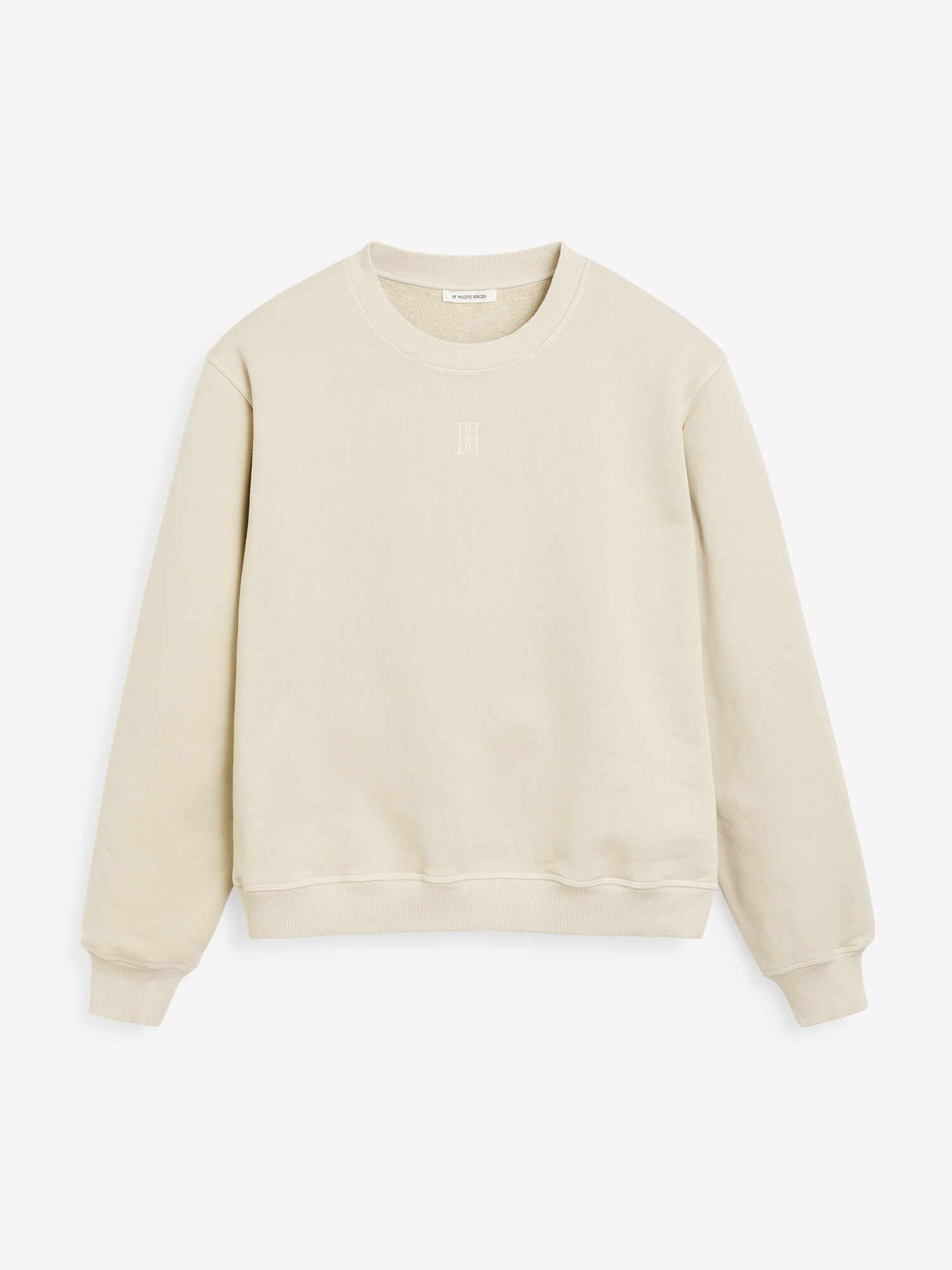 By Malene Birger Apalia Organic Cotton Sweatshirt Topit Oyster Gray | FI_BB85129