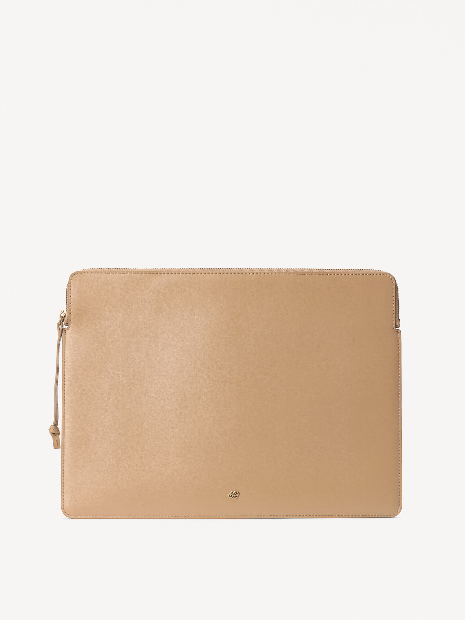 By Malene Birger Aya Leather Laptop Case Muut Tarvikkeet Sand | FI_BB22243