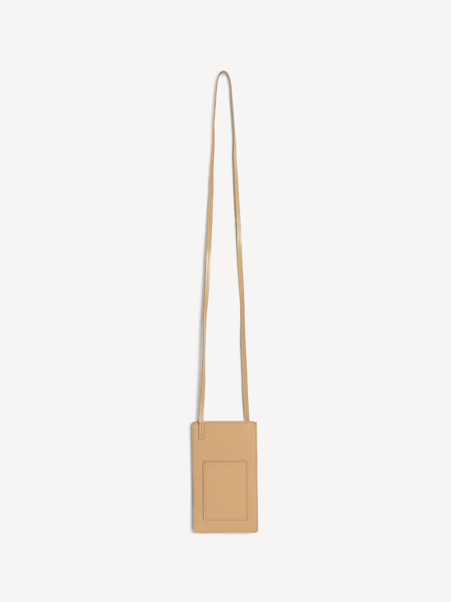 By Malene Birger Aya Leather Phone Pouch Muut Tarvikkeet Sand | FI_BB55740