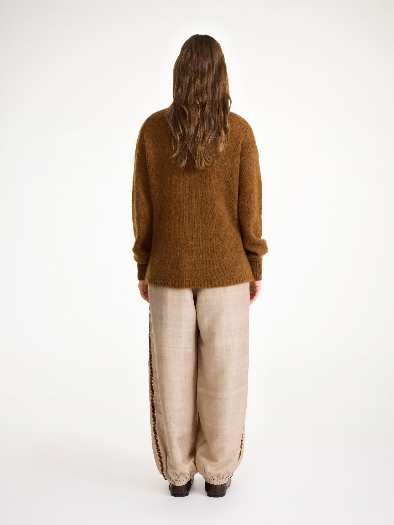 By Malene Birger Briella Mohair-blend Sweater Neuleet Bison | FI_BB80328