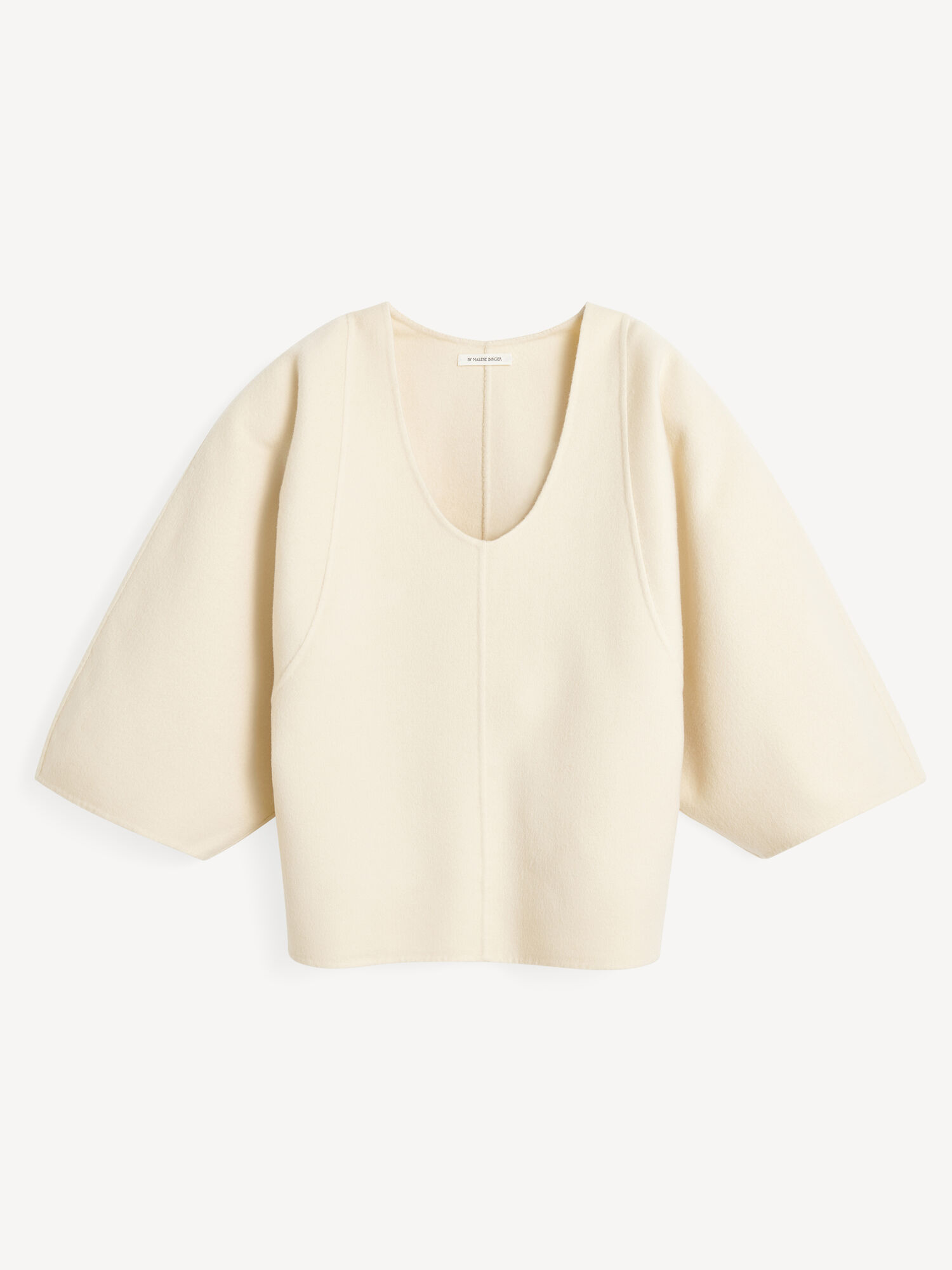 By Malene Birger Calya Wool Blouse Paidat Pearl | FI_BB54543