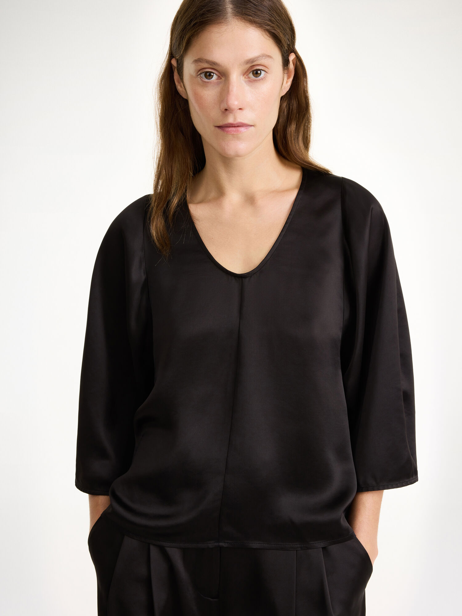 By Malene Birger Calyas Blouse Paidat Mustat | FI_BB62666