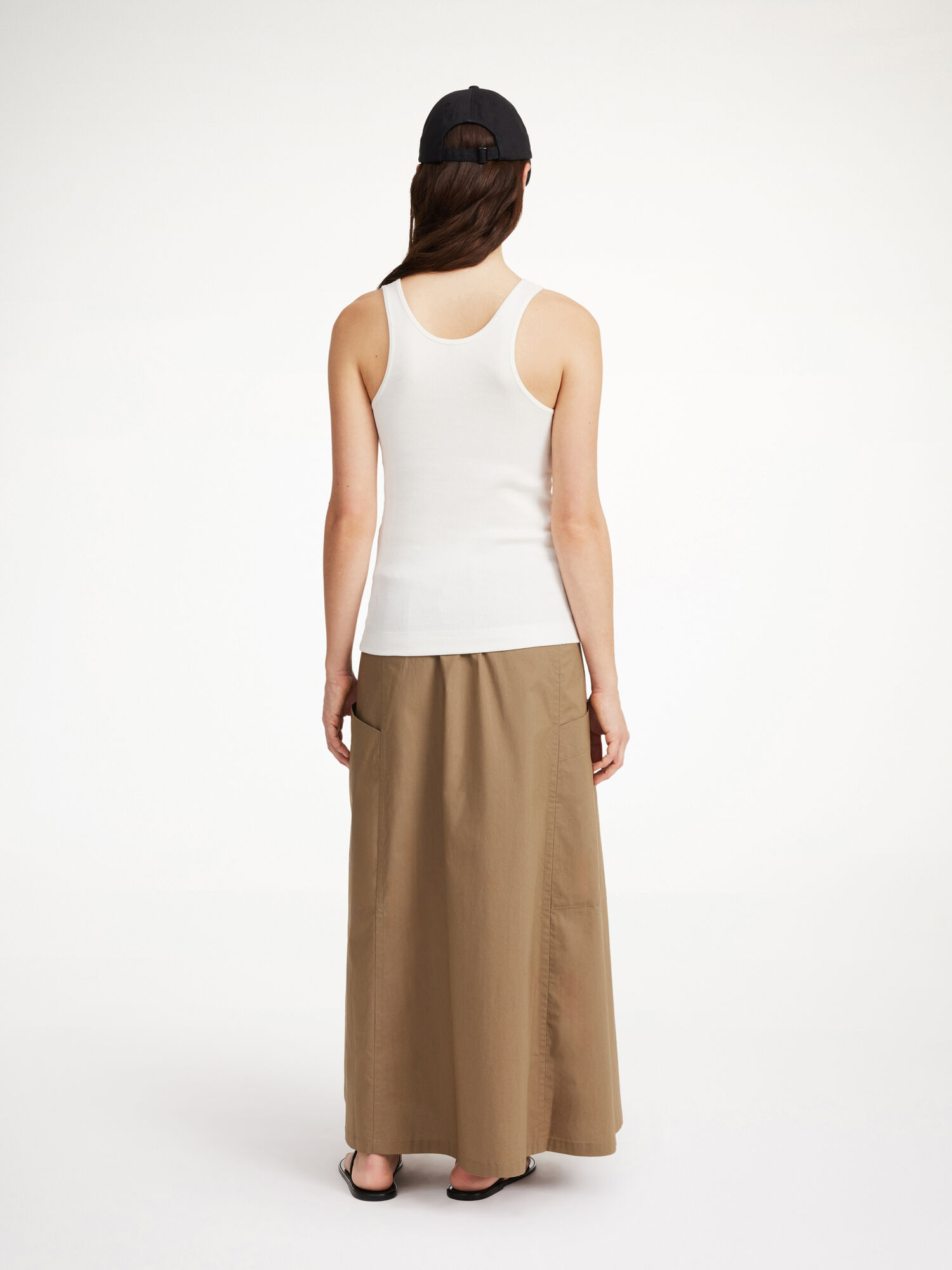 By Malene Birger Catterine Organic Cotton Maxi Hameet Shitake | FI_BB80807