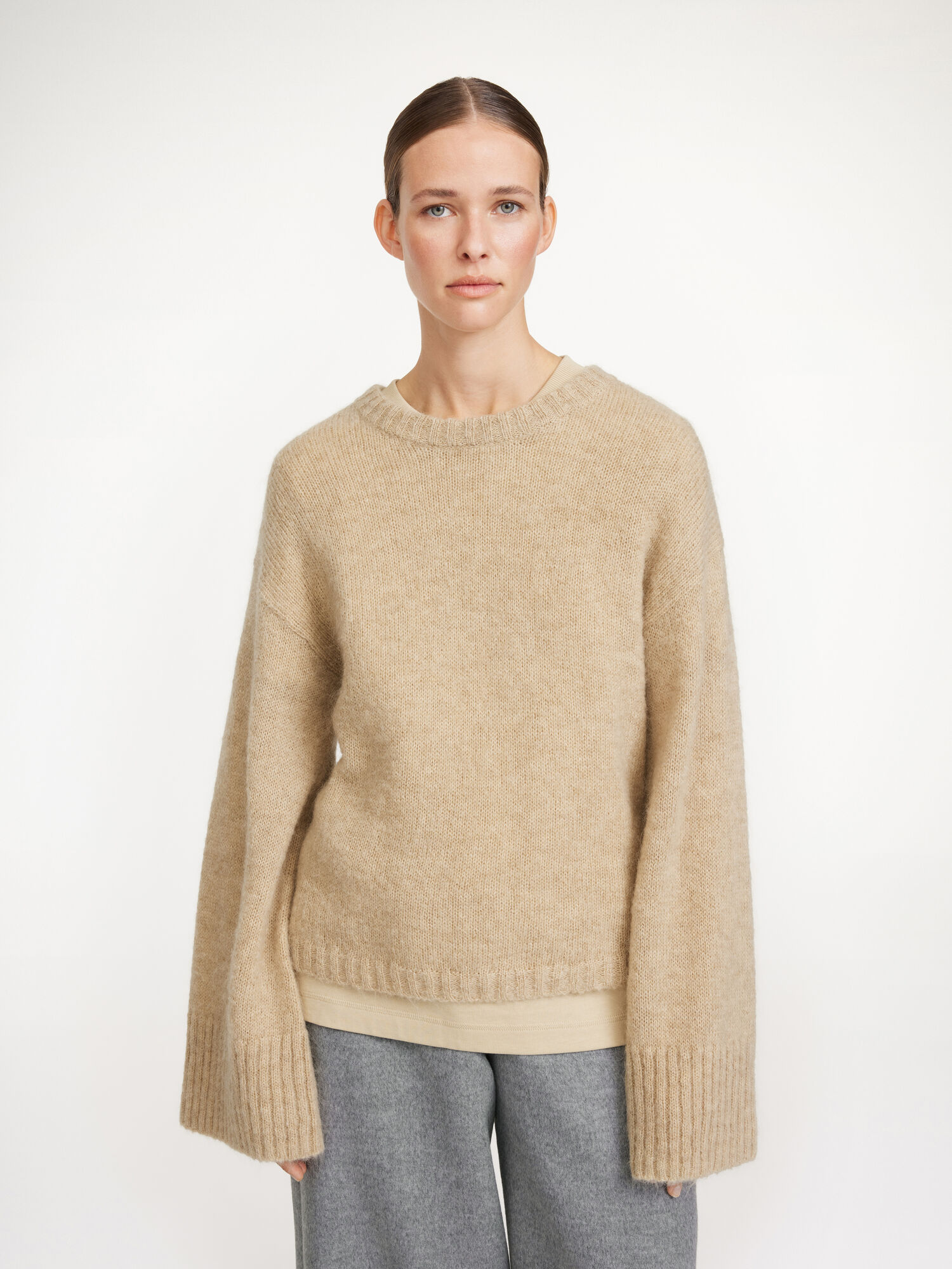 By Malene Birger Cierra Sweater Neuleet Beige | FI_BB64145