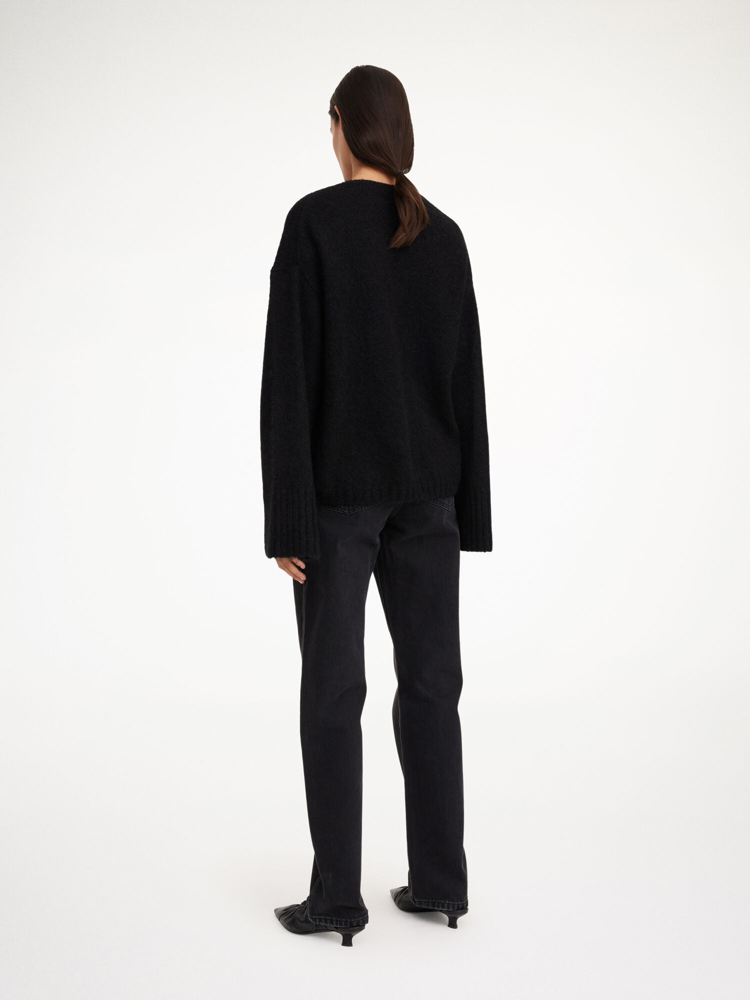 By Malene Birger Cimone Sweater Neuleet Mustat | FI_BB48074