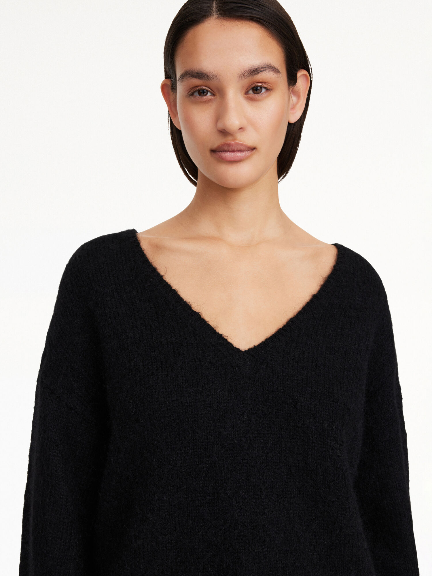 By Malene Birger Cimone Sweater Neuleet Mustat | FI_BB48074