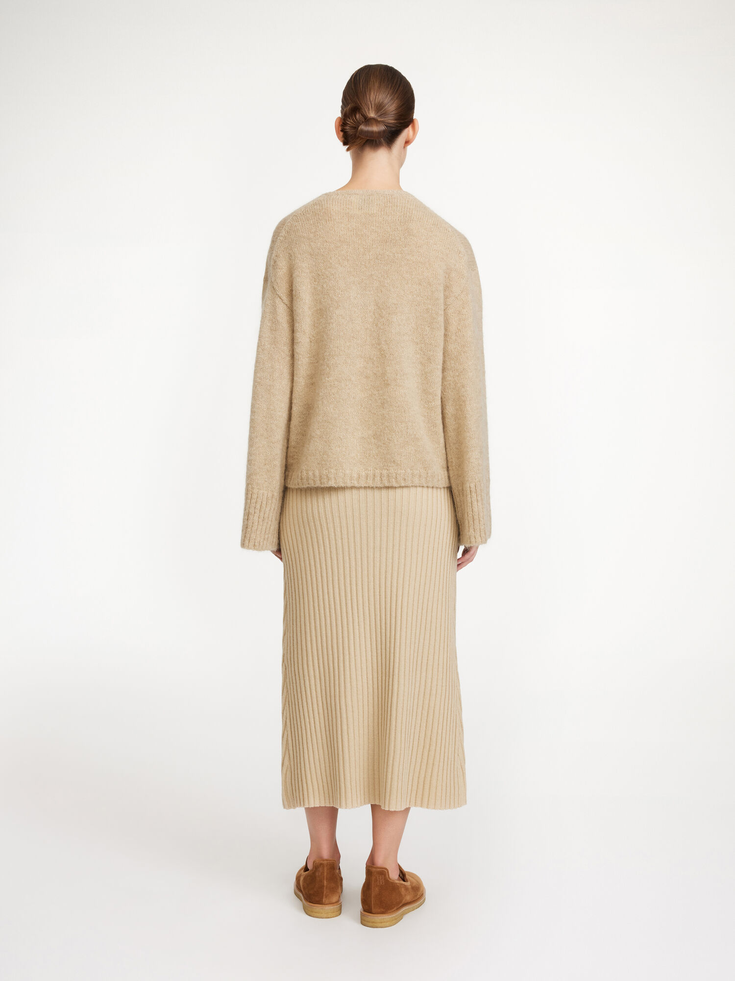 By Malene Birger Cimone Sweater Neuleet Beige | FI_BB61464