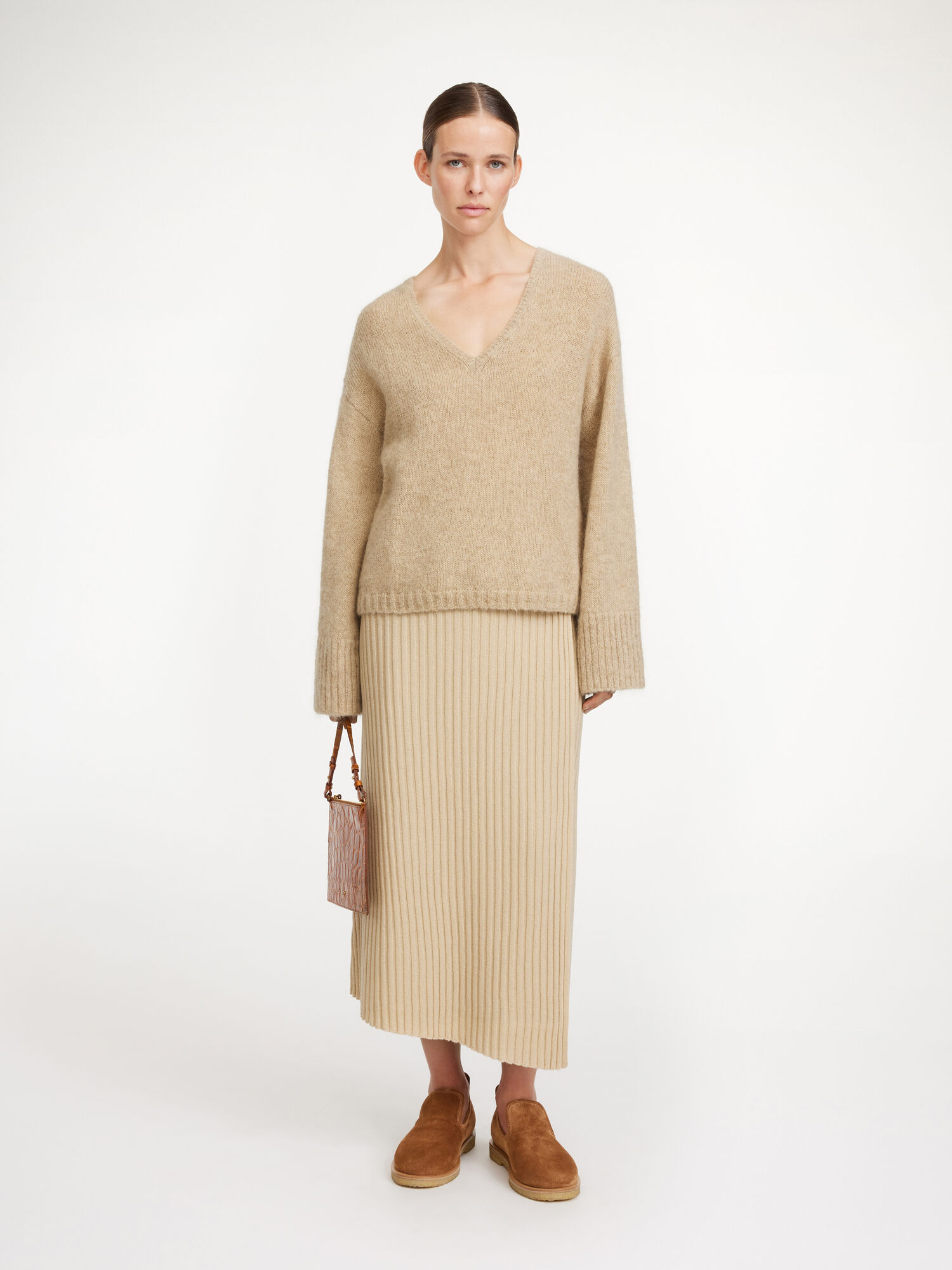 By Malene Birger Cimone Sweater Neuleet Beige | FI_BB61464