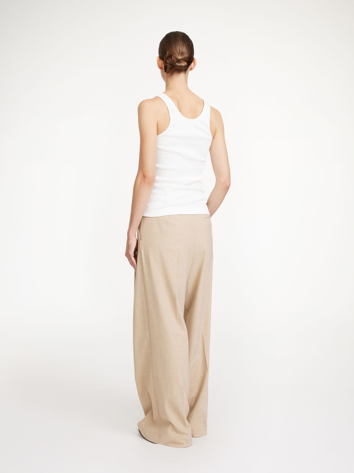 By Malene Birger Cymbaria High-waisted Suorat Housut Ruskea | FI_BB25897