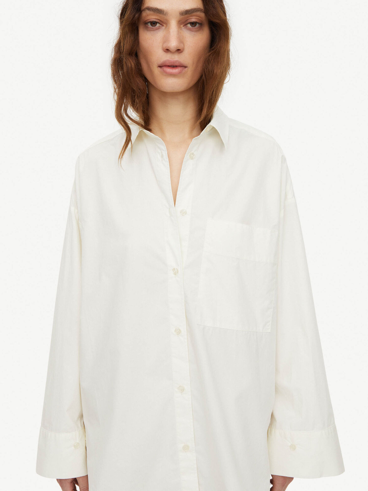 By Malene Birger Derris Organic Cotton Paidat Valkoinen | FI_BB68166