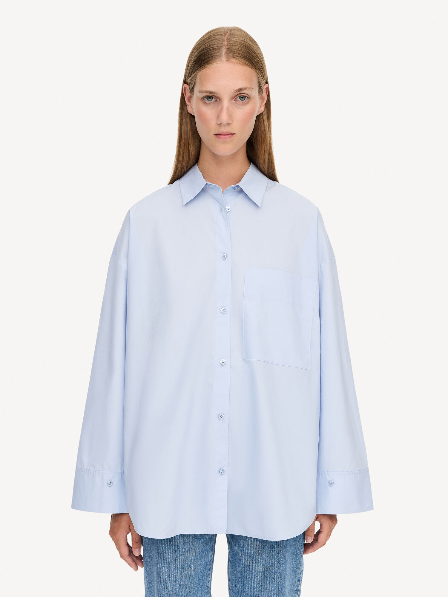 By Malene Birger Derris Organic Cotton Paidat Sininen | FI_BB77426