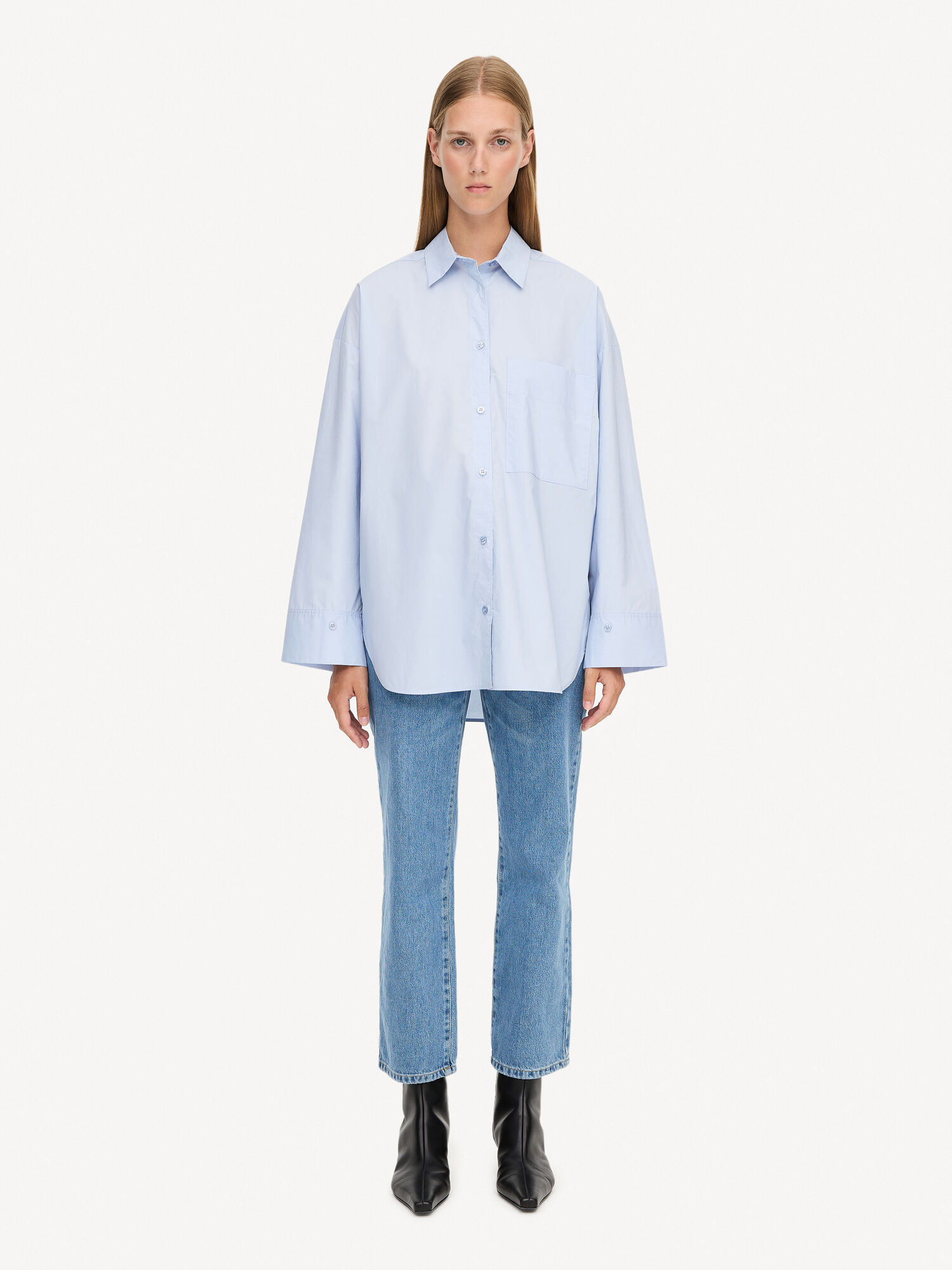 By Malene Birger Derris Organic Cotton Paidat Sininen | FI_BB77426