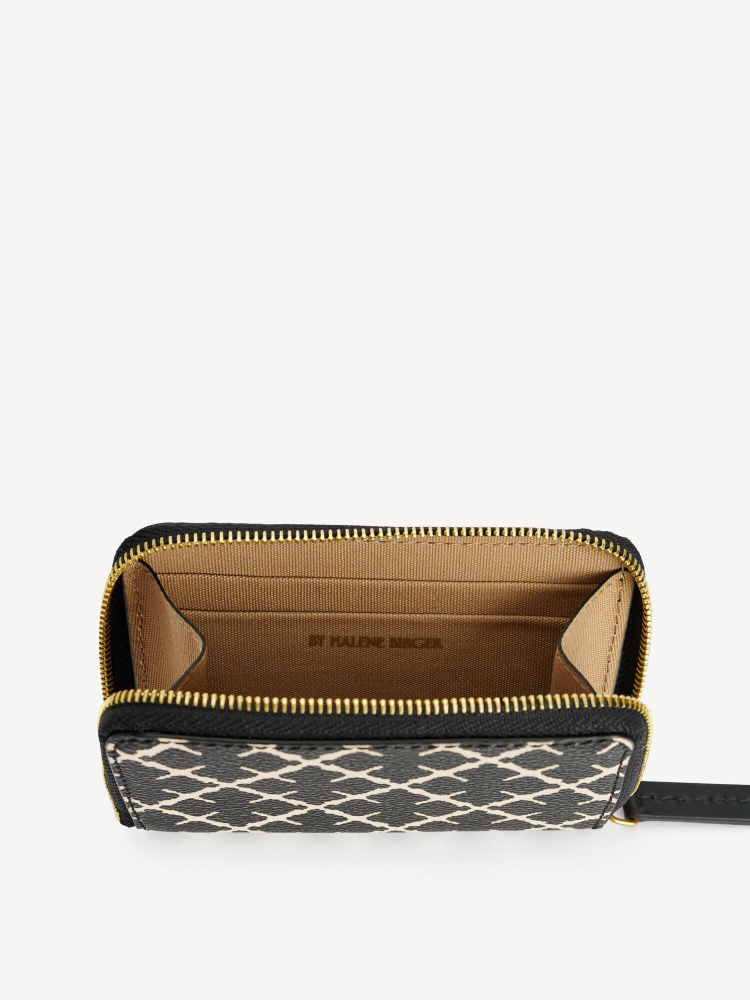 By Malene Birger Elia Printed Coin Purse Lompakot & Kortinhaltijat Mustat | FI_BB86582