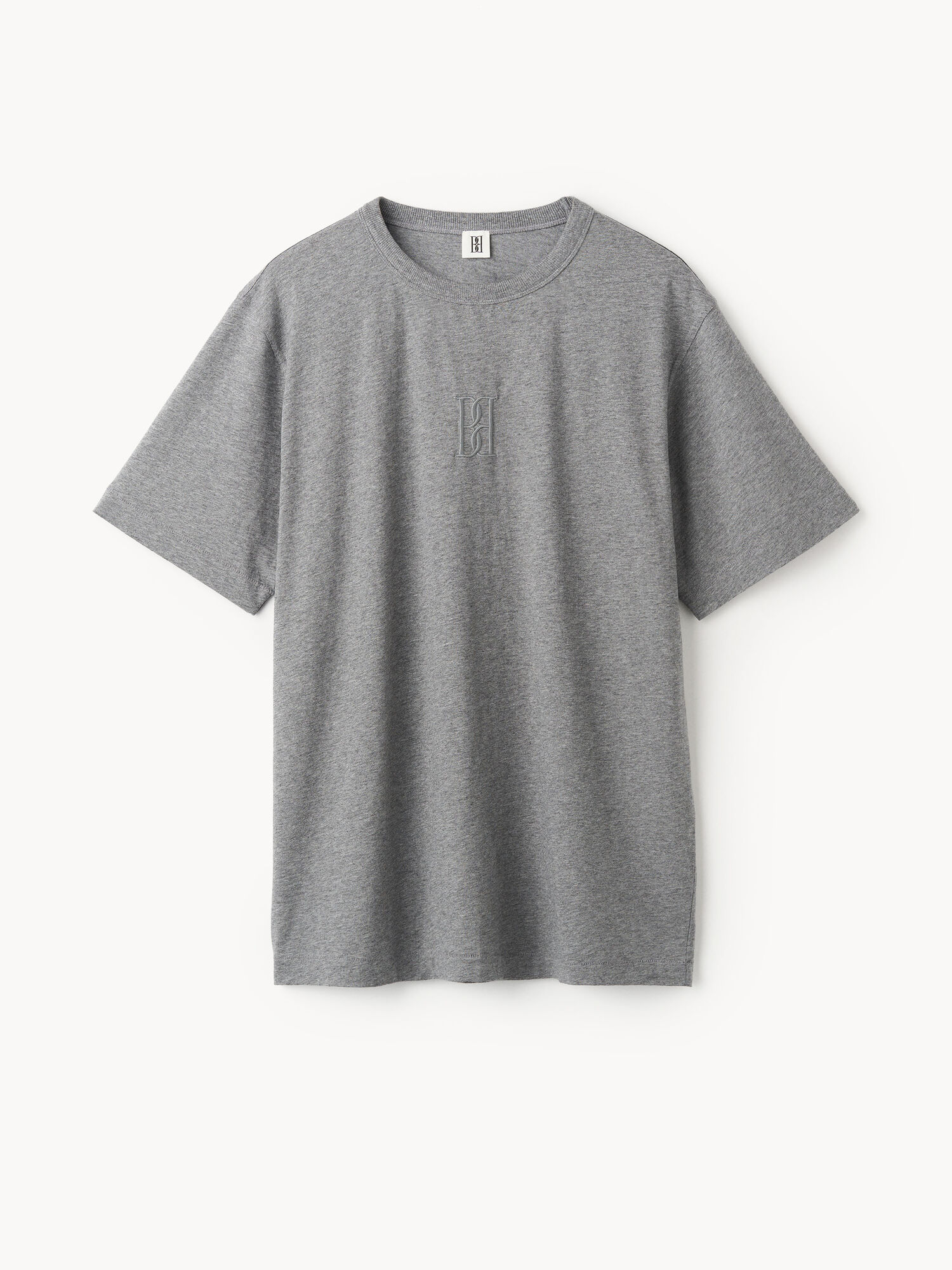 By Malene Birger Fayeh Organic Cotton T-shirt Topit Harmaat | FI_BB85110