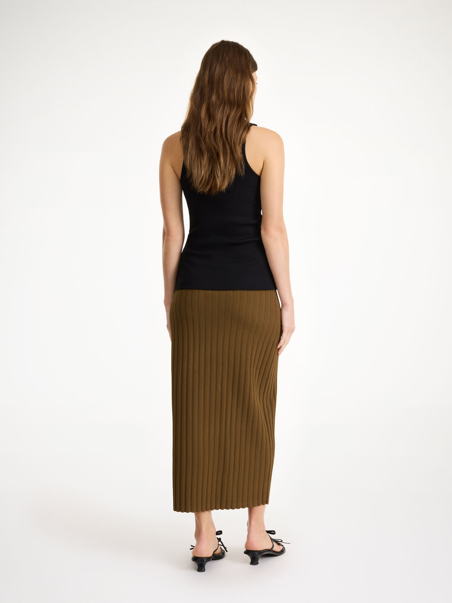 By Malene Birger Fiemme Midi Skirt Neuleet Shitake | FI_BB63372