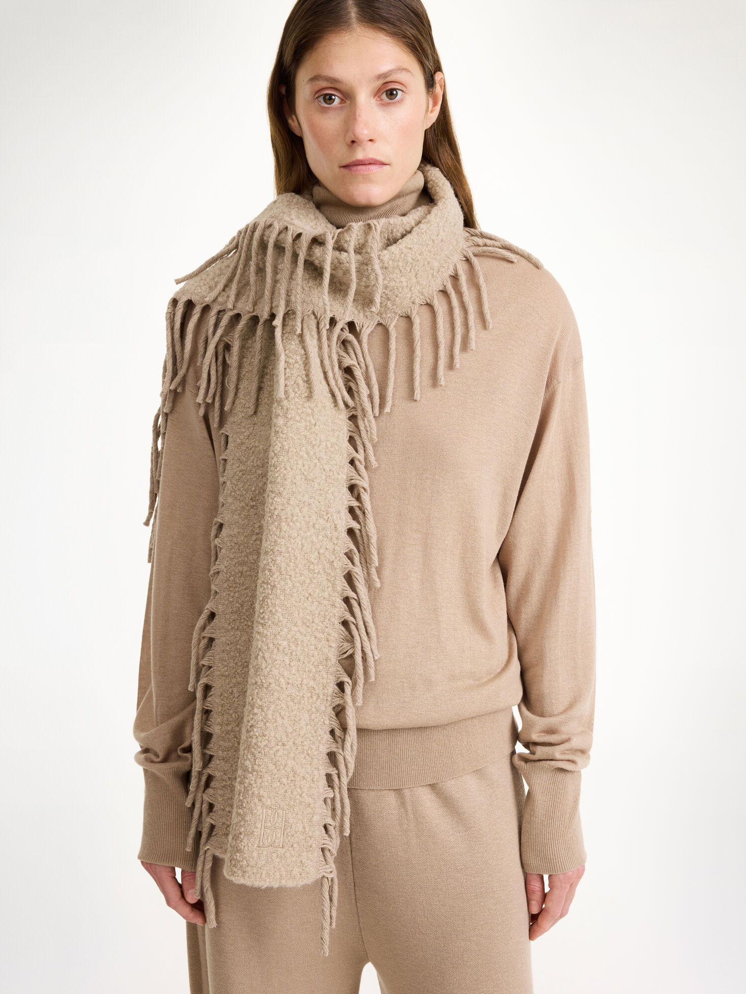 By Malene Birger Fringly Wool Huivit Tehina | FI_BB78693