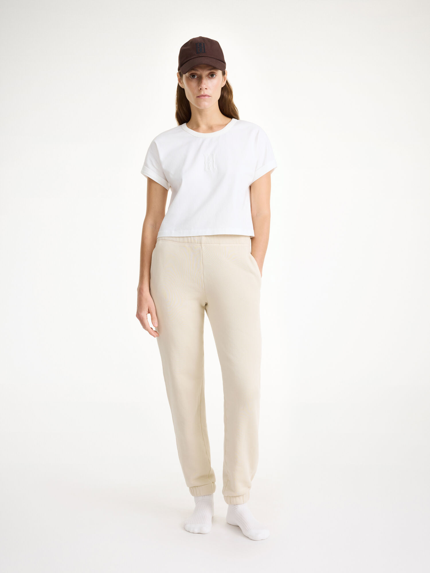 By Malene Birger Hali Organic Cotton Sweatpants Urheiluvaatteet Oyster Gray | FI_BB88296