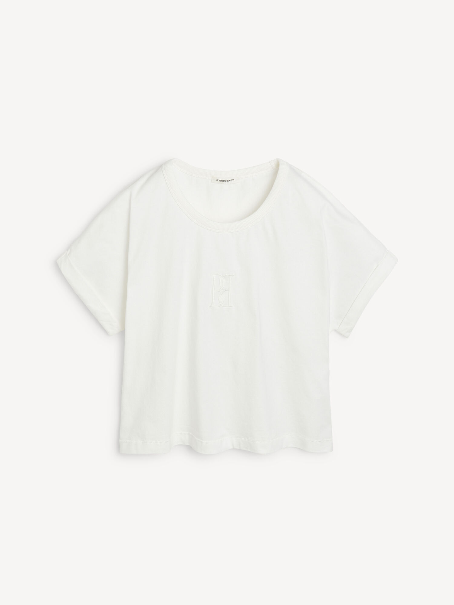 By Malene Birger Hedalia Organic Cotton T-shirt Topit Valkoinen | FI_BB27829