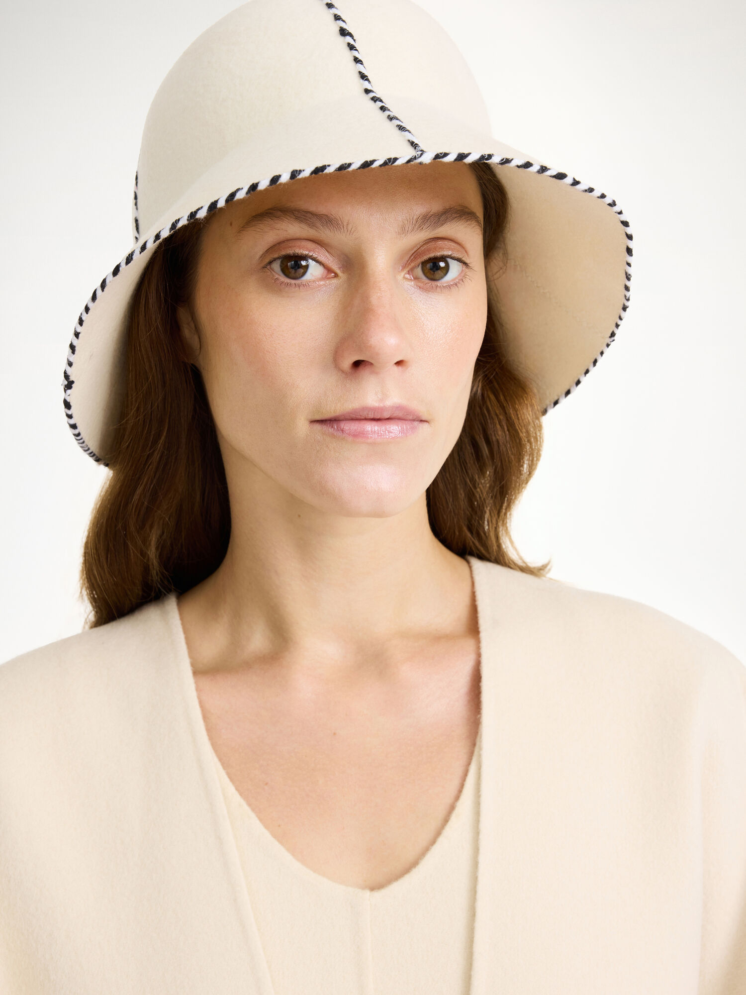 By Malene Birger Ilmura Wool Hat Muut Tarvikkeet Oyster Gray | FI_BB45005