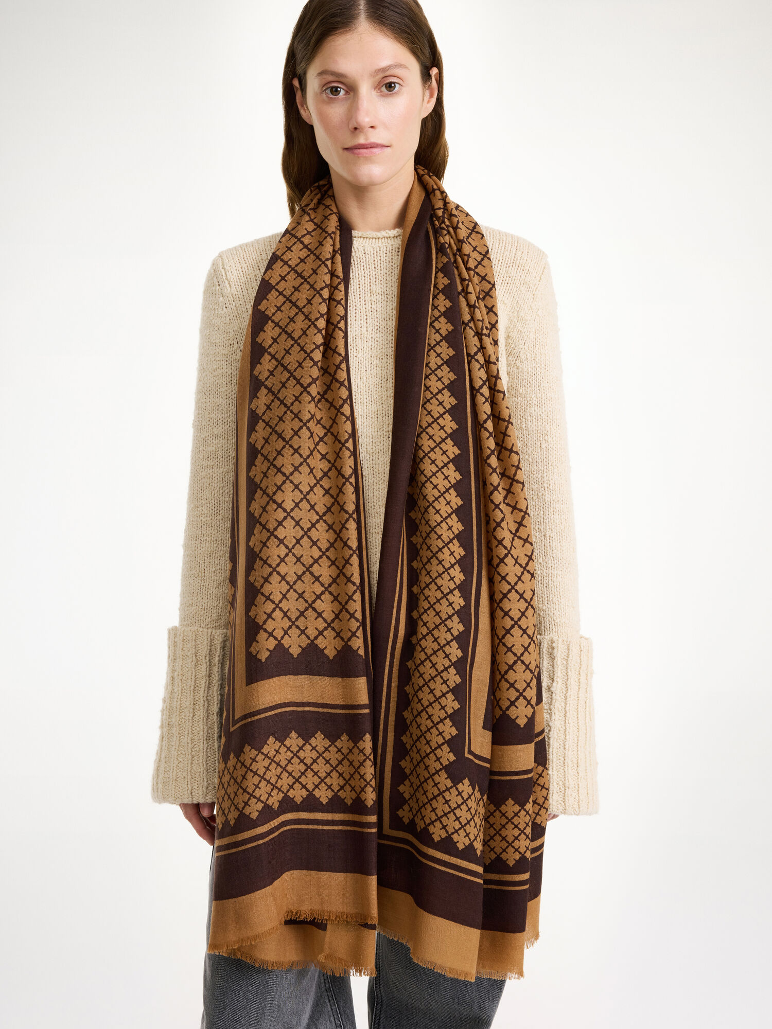 By Malene Birger Julee Wool Huivit Bison | FI_BB16761