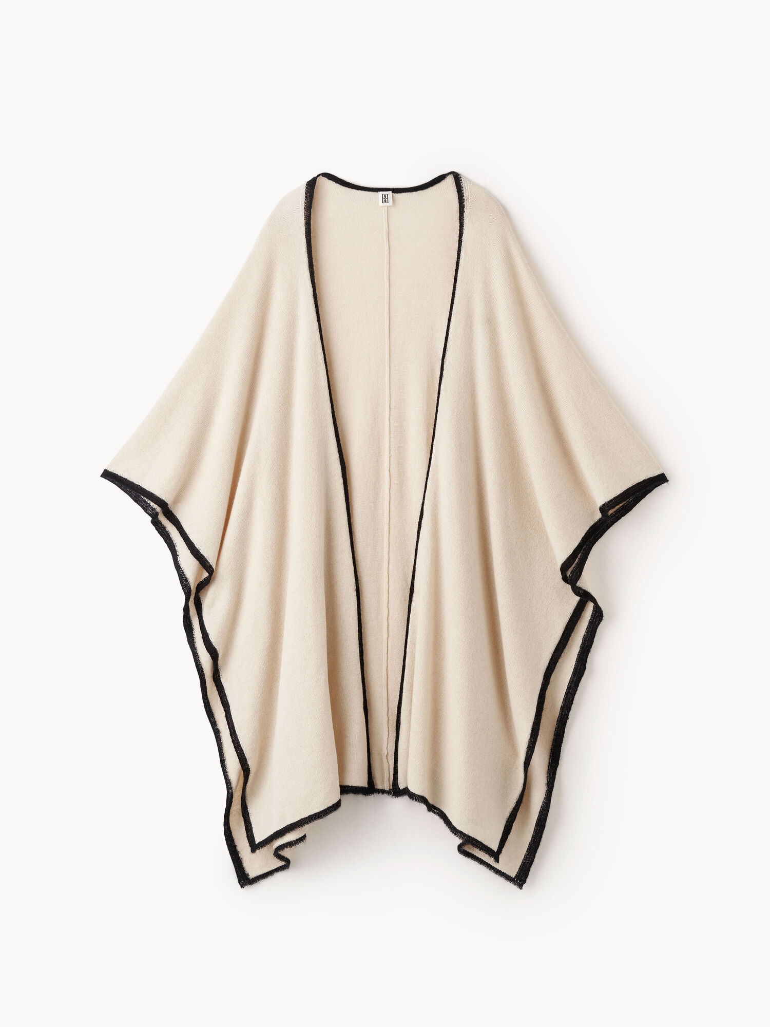 By Malene Birger Kassira Merino-blend Poncho Neuleet Oyster Gray | FI_BB95065