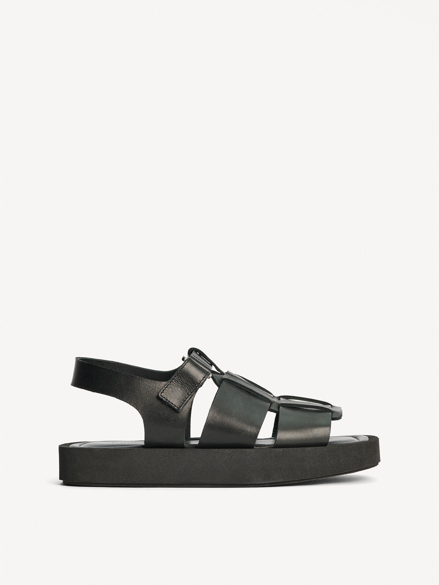 By Malene Birger Kleva Leather Sandals Kengät Mustat | FI_BB21352