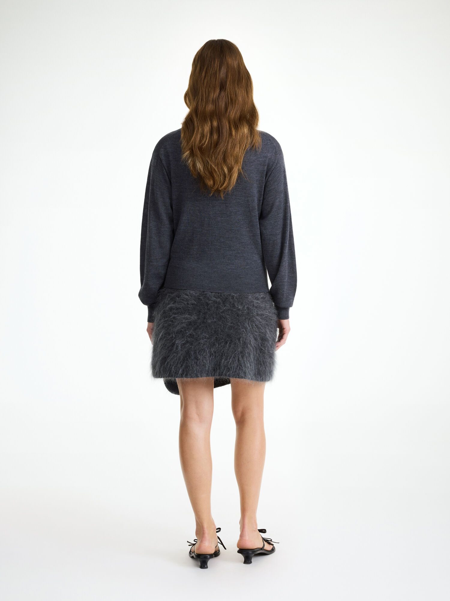 By Malene Birger Krissah Mini Skirt Neuleet Harmaat | FI_BB15909