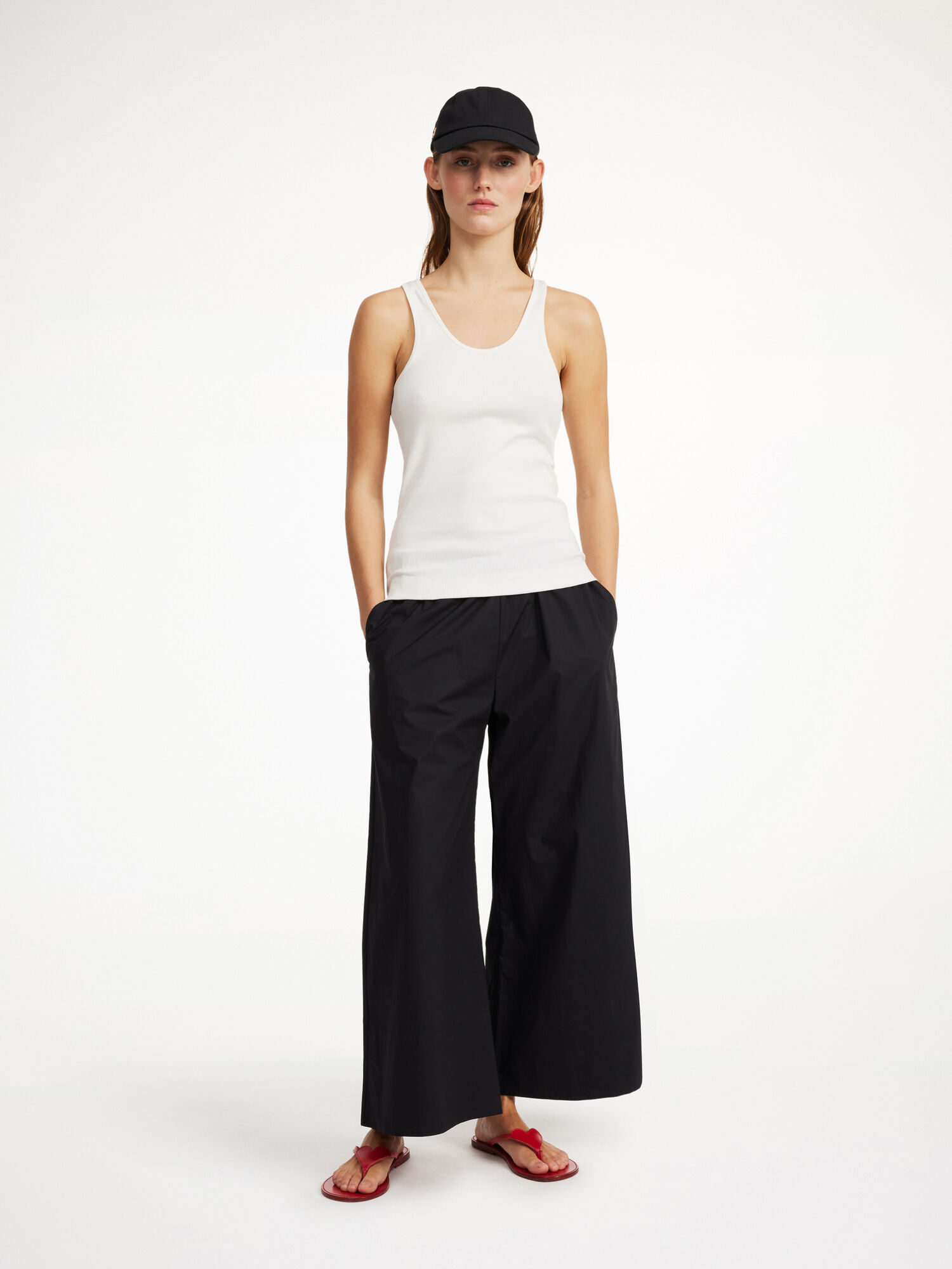 By Malene Birger Luisa High-waisted Suorat Housut Mustat | FI_BB32038