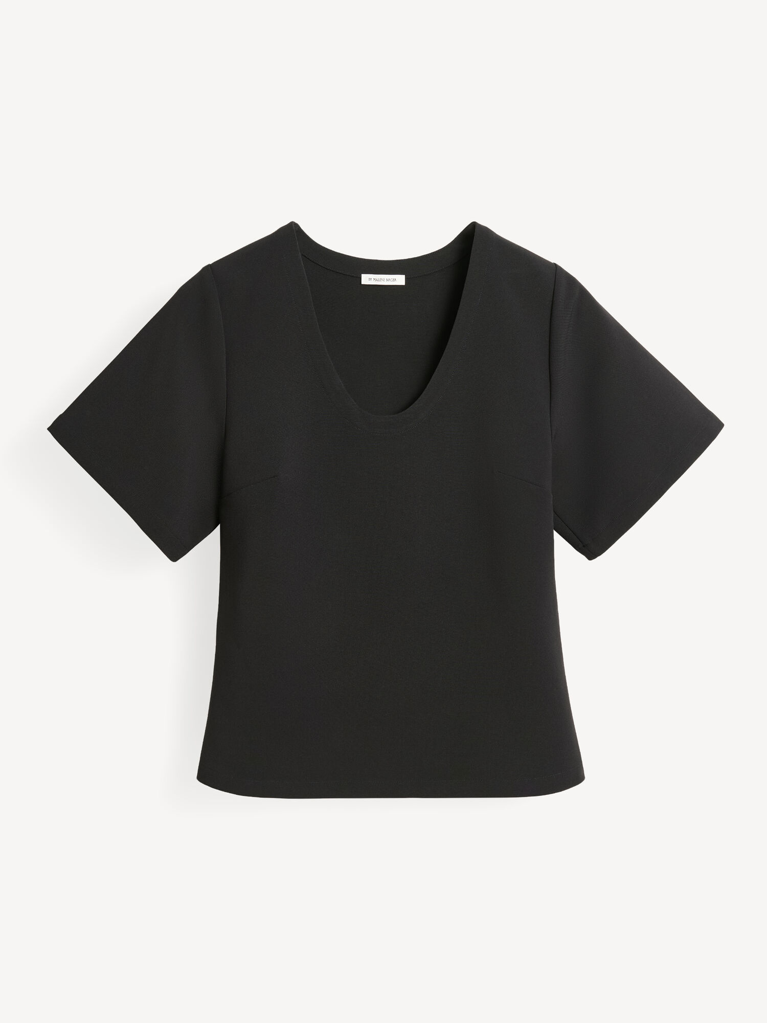 By Malene Birger Lunae T-shirt Topit Mustat | FI_BB49147