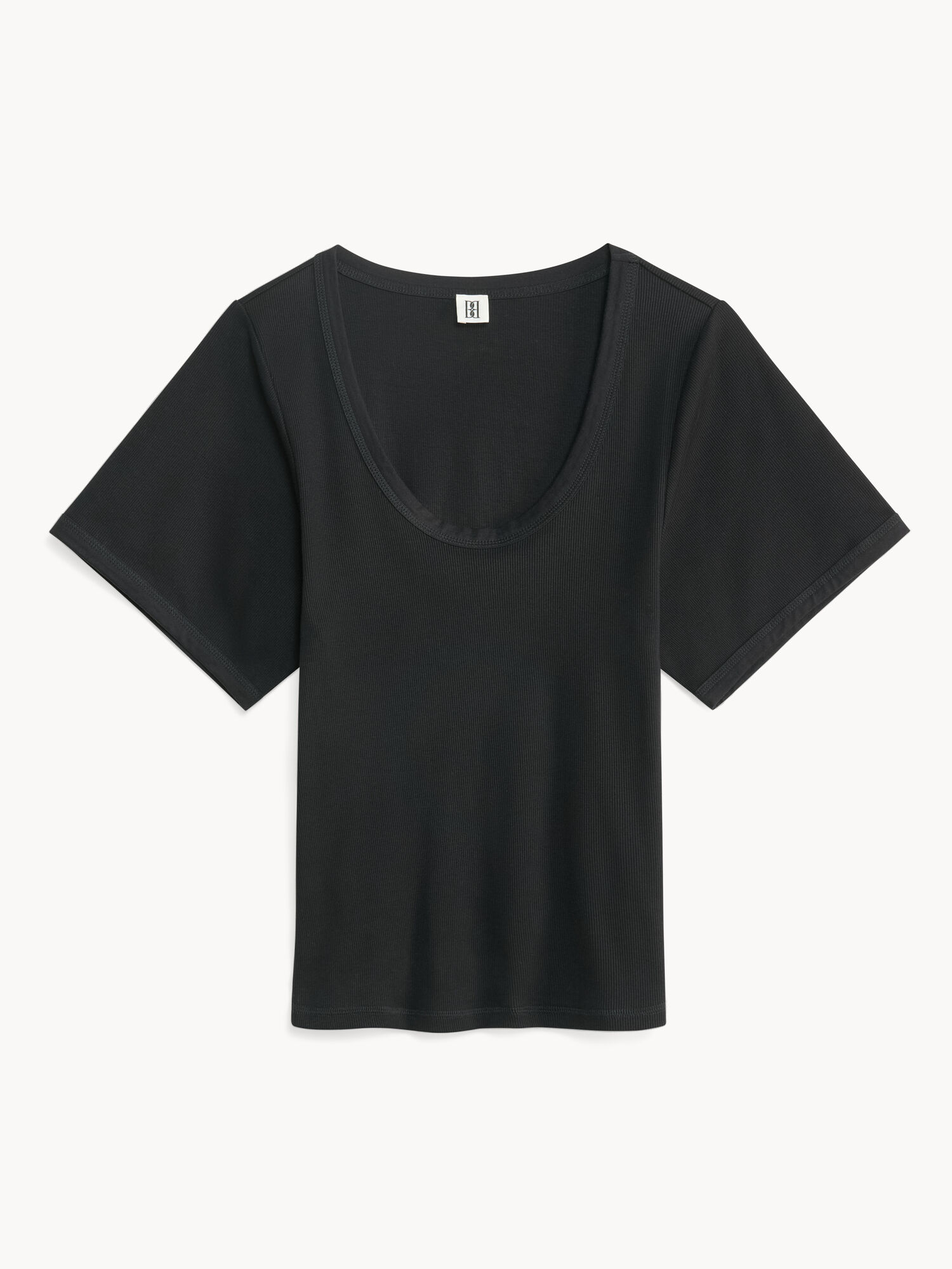 By Malene Birger Lunai T-shirt Topit Mustat | FI_BB58794